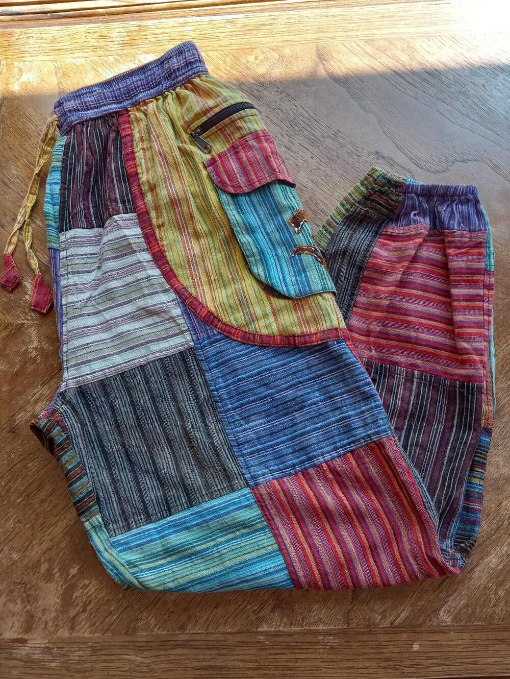 Patchwork Hippie Joggers!!! Bohemian, Festival
